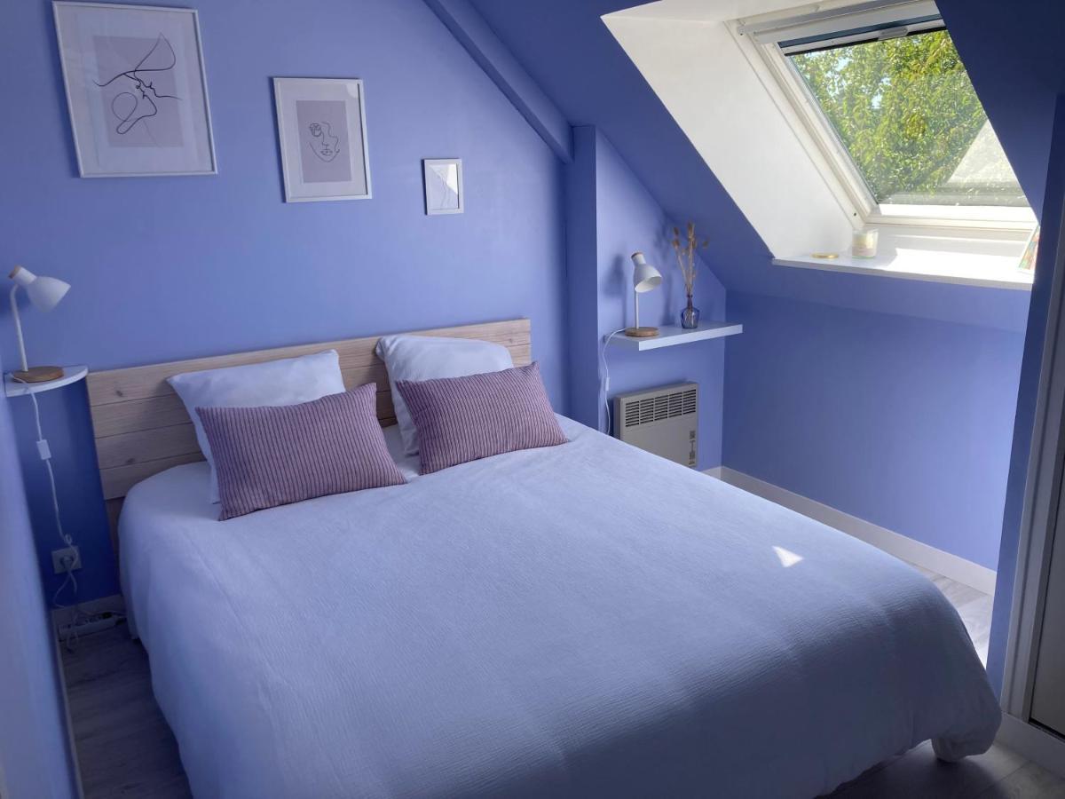 Maison Familiale Dans Une Rue Paisible Gouville-sur-Mer Extérieur photo